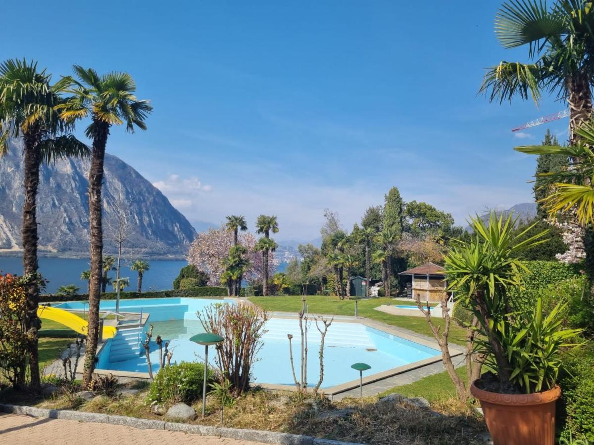 Lake Apartment 4 Bissone Dış mekan fotoğraf