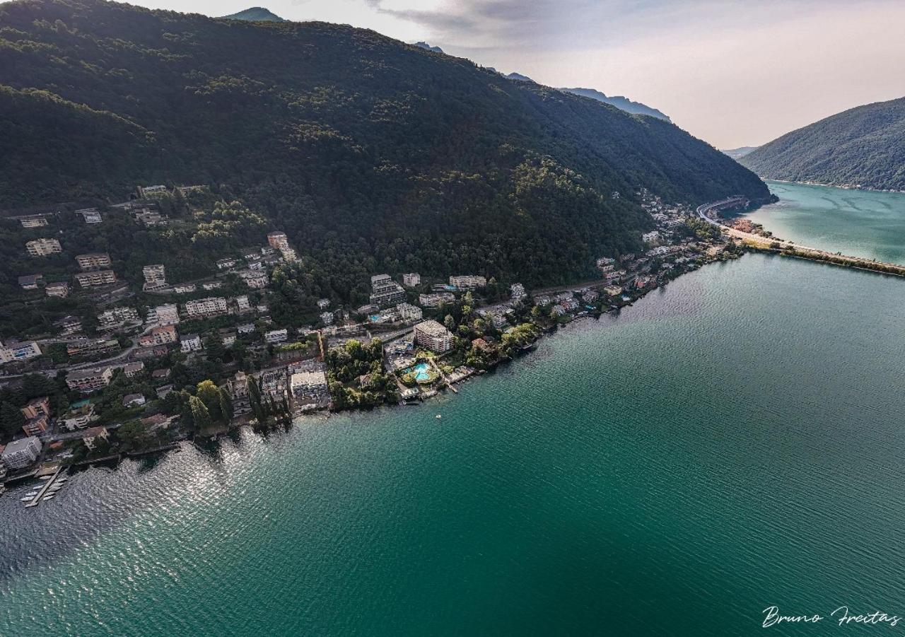 Lake Apartment 4 Bissone Dış mekan fotoğraf